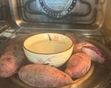 Hình bước làm 1 của món Bánh mì khoai lang tím