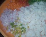 A picture of step 1 of Idli poha.