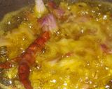 A picture of step 2 of Hara choliya ki sabji.