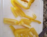 A picture of step 4 of Mediterranean Pasta Salad.
