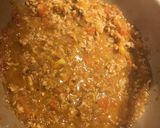 A picture of step 3 of Sweet potato on bolognese sauce.