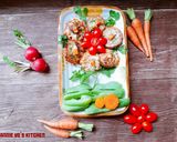 Hình bước làm 3 của món Trứng chiên rau củ