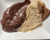 A picture of step 5 of Creamy Plantain & chocolate pudding.