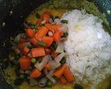 A picture of step 8 of Bisi Bele Bath (south indian spiced khichadi).