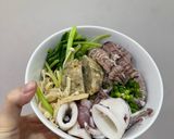 Hình bước làm 6 của món Bún hải sản