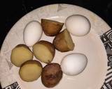 Egg potato masala recipe step 1 photo