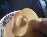 A picture of step 3 of Donut pakoray.