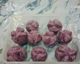 Foto langkah ke 10 dari resep Bolu Kukus Ubi Ungu 🍠💜.
