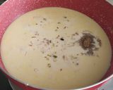 A picture of step 7 of Kesar Rasmalai.