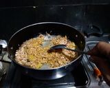 A picture of step 5 of Sabudana minty flavour samosa.