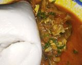 A picture of step 6 of Ogbono soup.