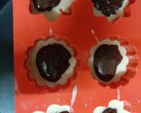 A picture of step 3 of ChocoVanilla Marble Cupcakes.