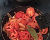 Foto del paso 3 de la receta: Fideos rojos con pollo