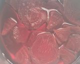 A picture of step 1 of Red Banana Beetroot Smoothie.