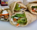 A picture of step 1 of Arabian shwarma.