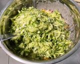 Une image de l'étape 19 de Gâteau salé aux courgettes, poivrons jaunes, chorizo et mozzarella.
