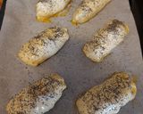 Pas rețetă Rulouri din foietaj cu carne tocată și mozarella 3 fotografie