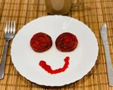 A picture of step 4 of Beetroot and vegetables cutlets.