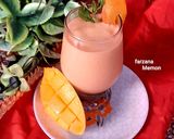 A picture of step 5 of Mango peach smoothie.