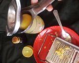 A picture of step 3 of Lemon ginger juice.