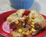 Foto langkah ke 5 dari resep Potato Au Gratin Bolognese Sauce.
