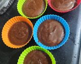 A picture of step 2 of Bourbon Biscuits Muffins (in Kadhai).