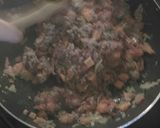 A picture of step 5 of Cottage Pie using dauphinoise potatoes.