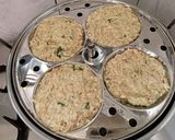 A picture of step 8 of Semolina and Vermicelli idli.