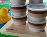Foto langkah ke 4 dari resep Puding lapis oreo milo coklat.
