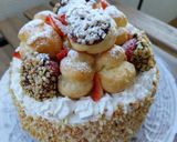 Foto del paso 9 de la receta: Tarta de nata y fresas