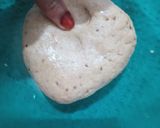 A picture of step 2 of Rajasthani khooba roti.
