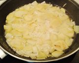 A picture of step 2 of Eggplant, Potato, and Onion Tortilla.