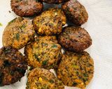 A picture of step 2 of Black gram vadai.