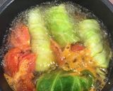 Hình bước làm 5 của món Canh bắp cải cuộn kiểu Nhật { コンソメ味のロールキャベツ }