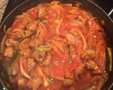 A picture of step 3 of Home style hot sausage in tomato sauce (σπετζοφαι Εύβοιας)🇬🇷🇮🇹.