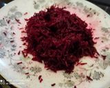 A picture of step 2 of Beetroot pudding.