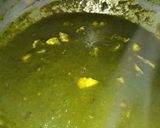 A picture of step 4 of Palak paneer.