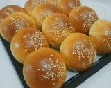 Foto langkah ke 6 dari resep Roti Burger (Burger Bun) Sekali Proofing.