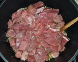 A picture of step 1 of LeViés Creamy Goulash and Spicy Rice.