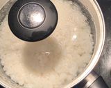 A picture of step 4 of Perfect cooked Japanese rice.