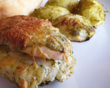 Foto del paso 3 de la receta: Pollo al pesto (principiantes)