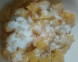 Une image de l'étape 1 de Salade orange / grenade / crème chantilly.