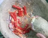 Foto langkah ke 2 dari resep Cilok isi ayam pedas.