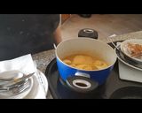 Foto del paso 15 de la receta Bacalao con pasas, piñones y huevo duro