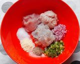 Hình bước làm 1 của món TÔM cuộn trứng bắc thảo