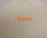 A picture of step 5 of Pineapple Malpua in Rose Water Syrup.