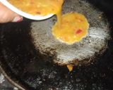 #GA4#Week17 #Chees........Cheese Chappati omlete sandwich रेसिपी चरण 3 फोटो
