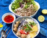 Hình bước làm 5 của món Bún Đầu Cá Thu