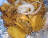 A picture of step 7 of Chatkhara Steam chicken with steam veg.