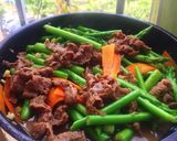 Hình bước làm 3 của món Bò xào măng Tây
